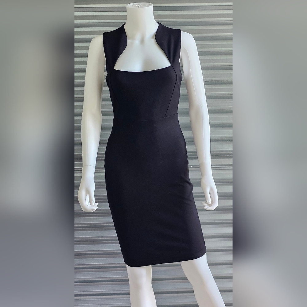 LuLus Black BodyCon dress, sz S
